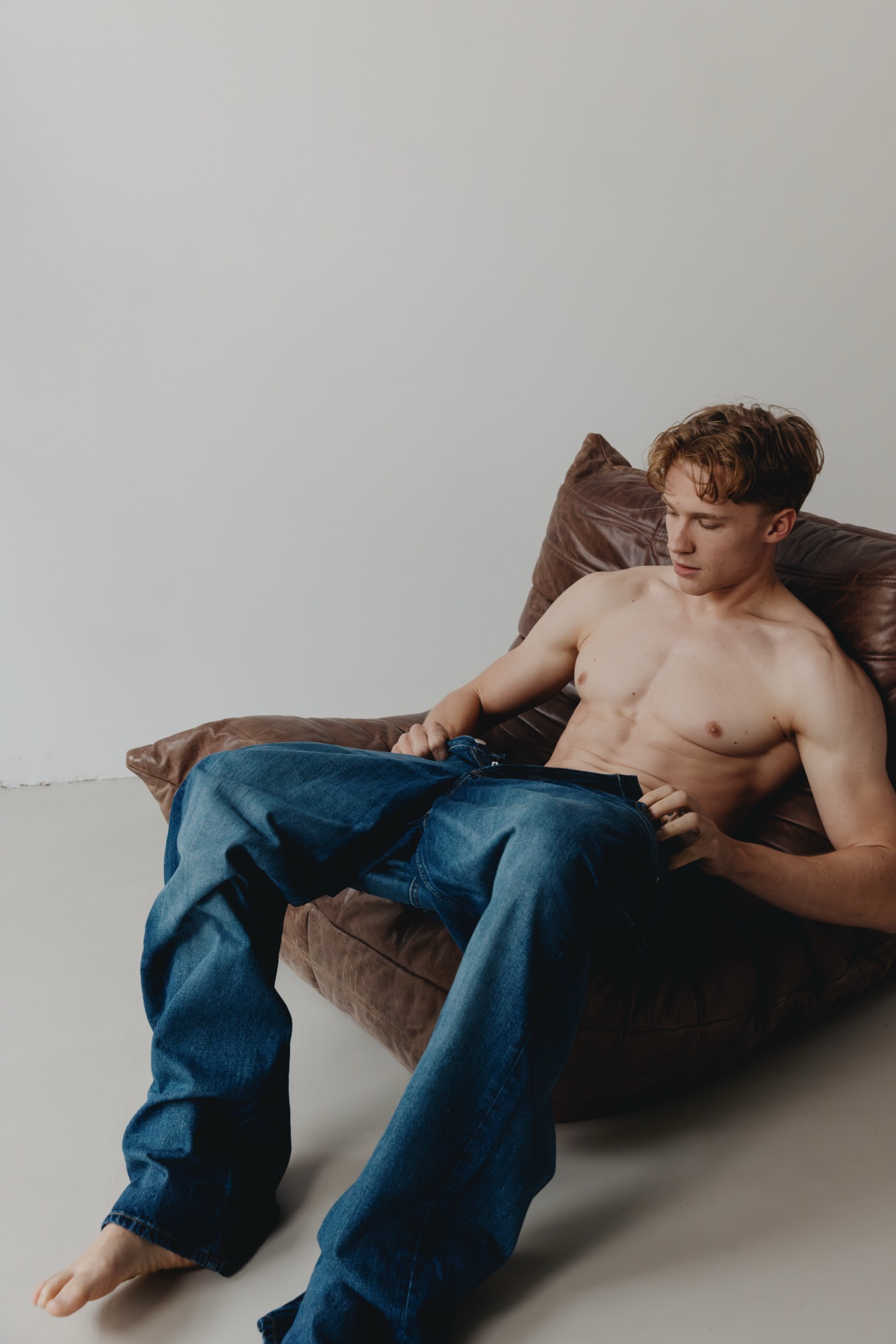 MoritzCN für Calvin Klein Underwear und Denim im Fotostudio