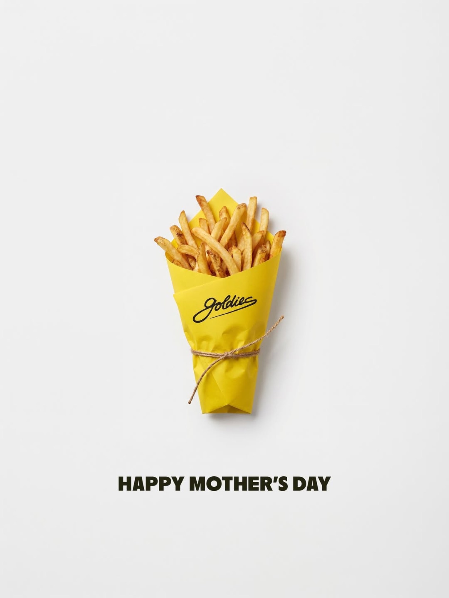 Goldies Smashburger – Pommes Frites als Blumenstrauß zum Muttertag von Kürsat Gürbüz