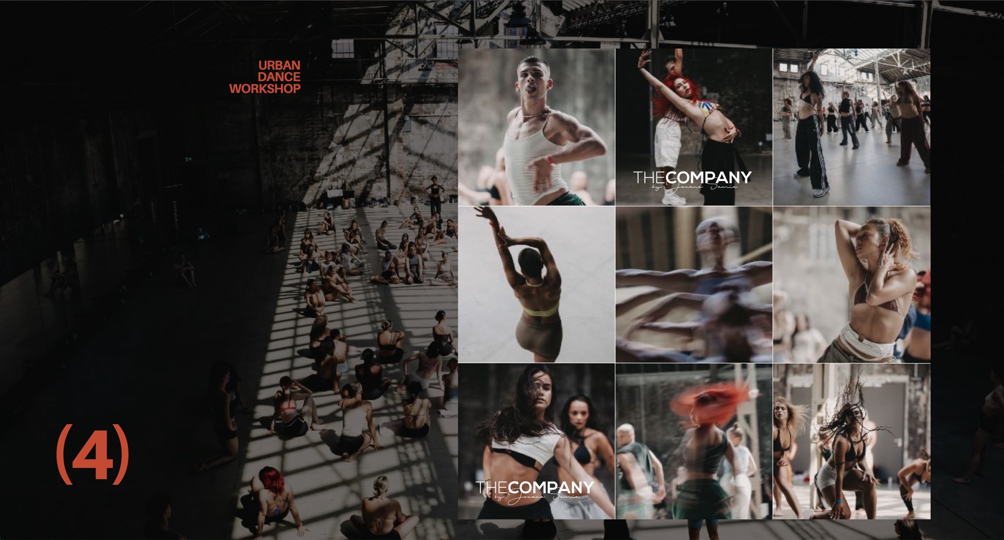The Company Urban Dance Workshop Instagram Social Media Launch und Grid Kuration – Kürsat Gürbüz